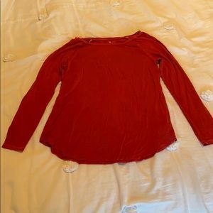 American Eagle Soft&Sexy Red Long Sleeve